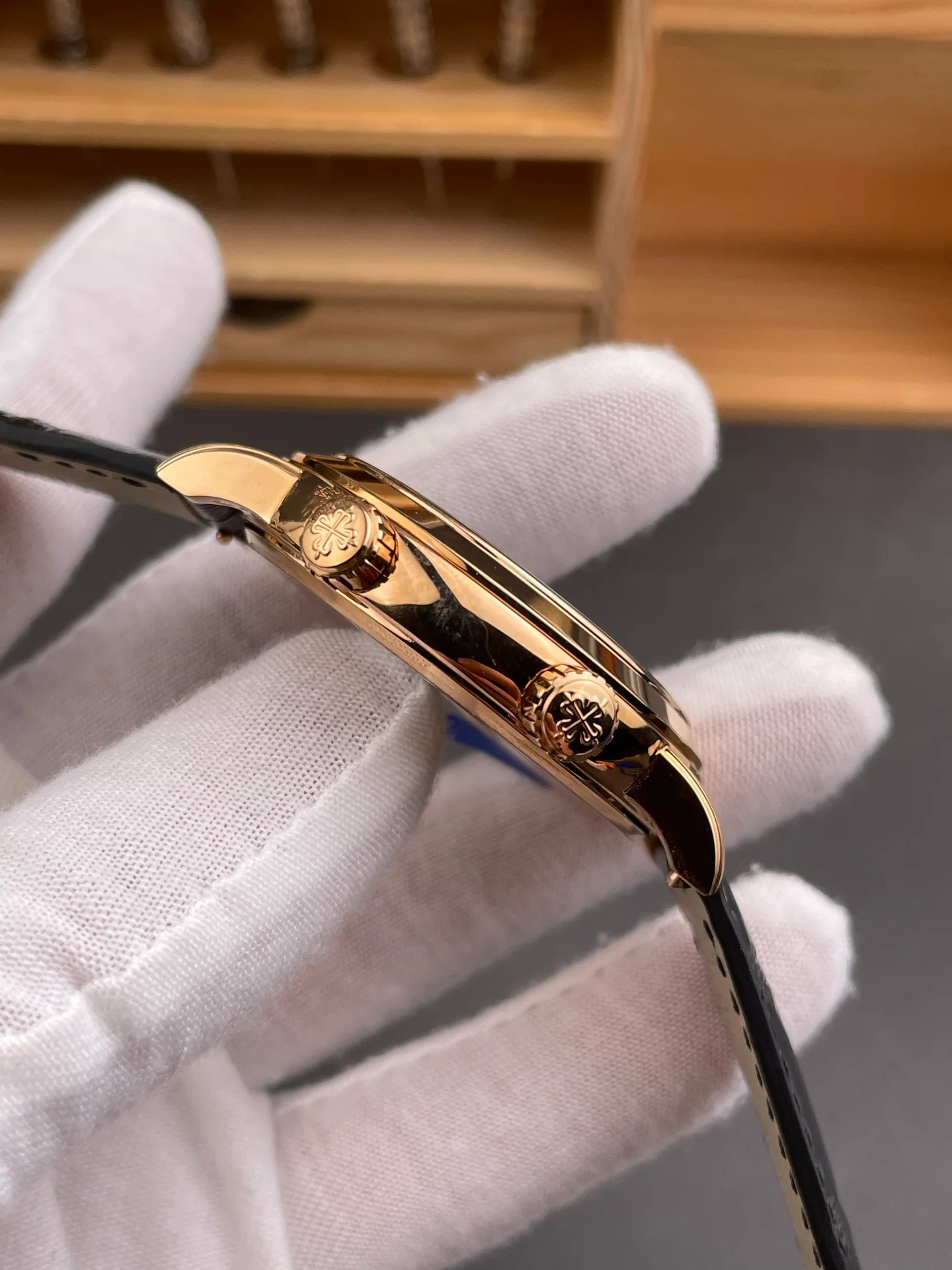 Patek Celestial 6102R Rose Gold Black Dial