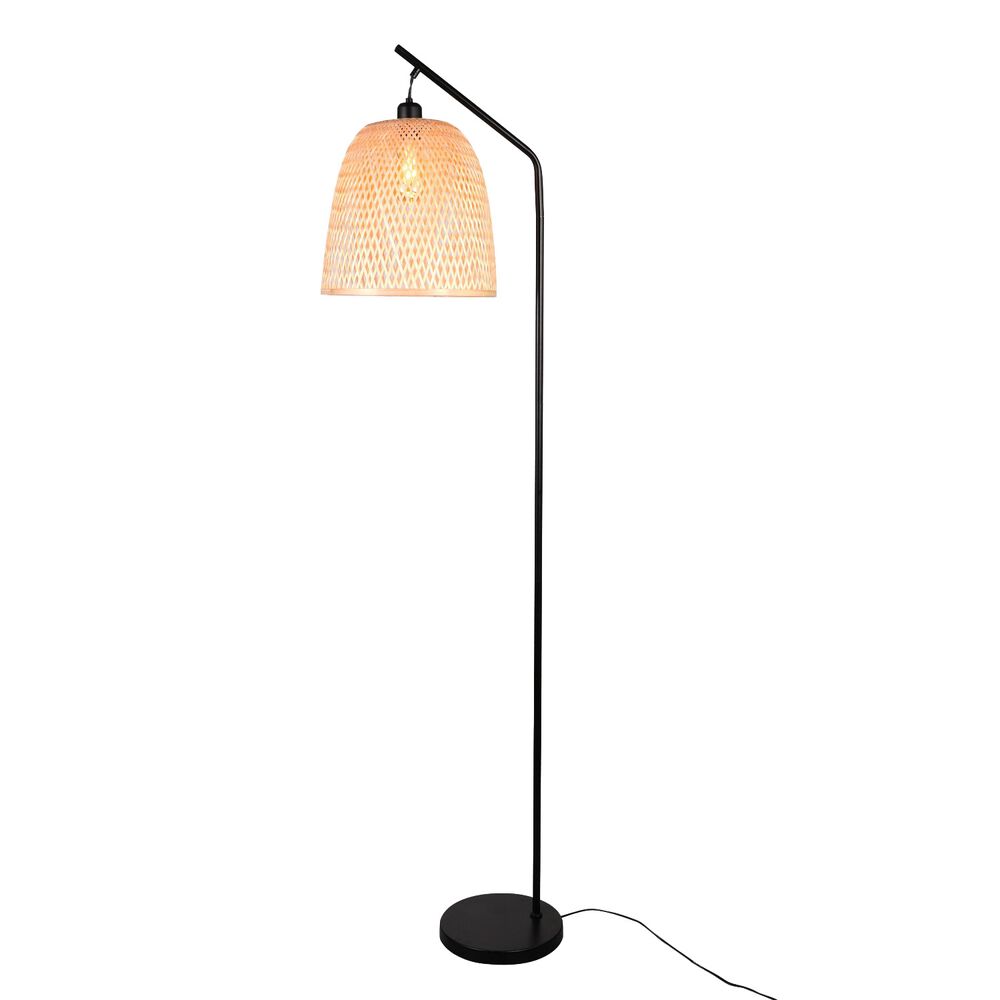 SANICO Lampa podłogowa Sanico Goldlux Rio Natural, E27