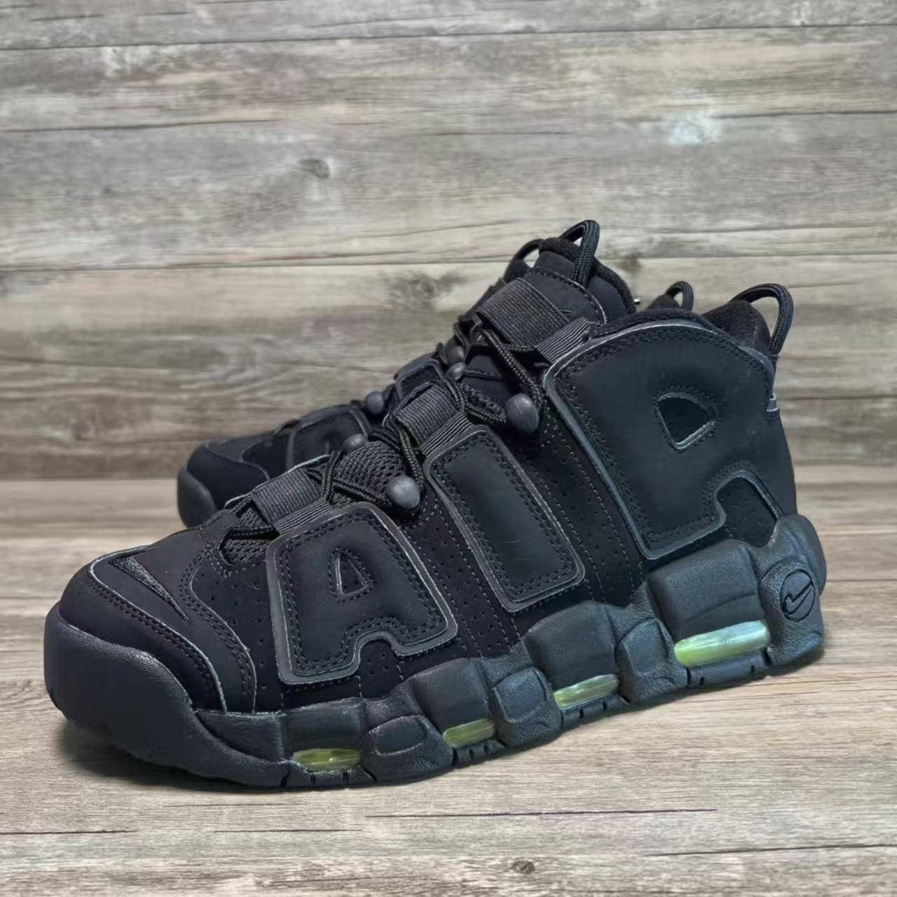 Nike Air More Uptempo Black Volt