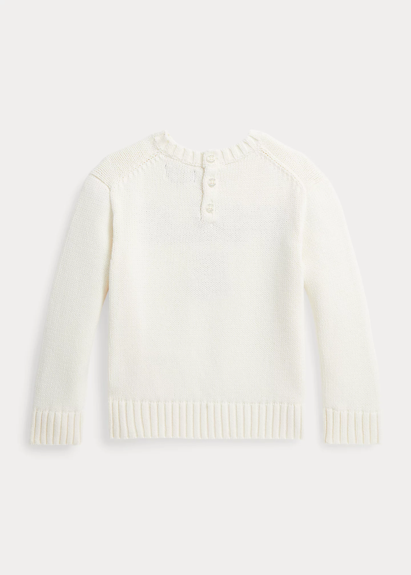 Logo Crest Cotton Sweater