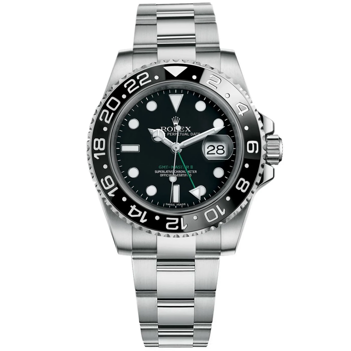 [2026 Mirror Grade]Rolex GMT-Master II 116710LN 40 mm Stainless Steel Black Dial Men's Watch