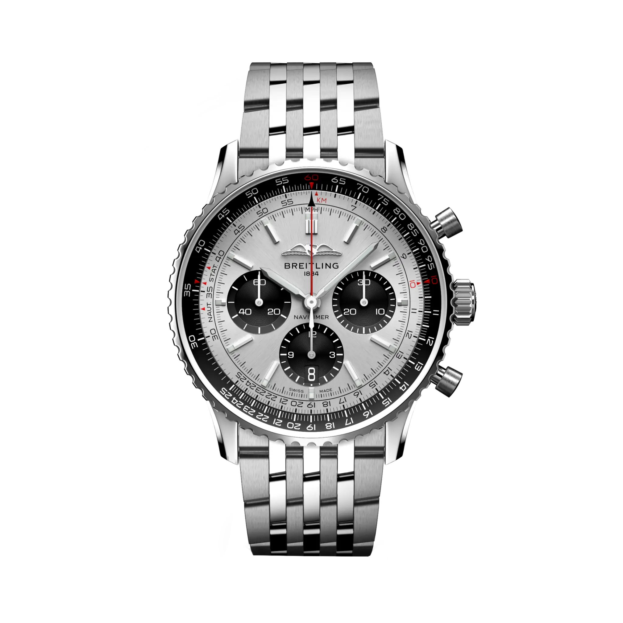 [2026 Mirror Grade]Breitling Navitimer B01 Chronograph 43mm AB0138241G1A1