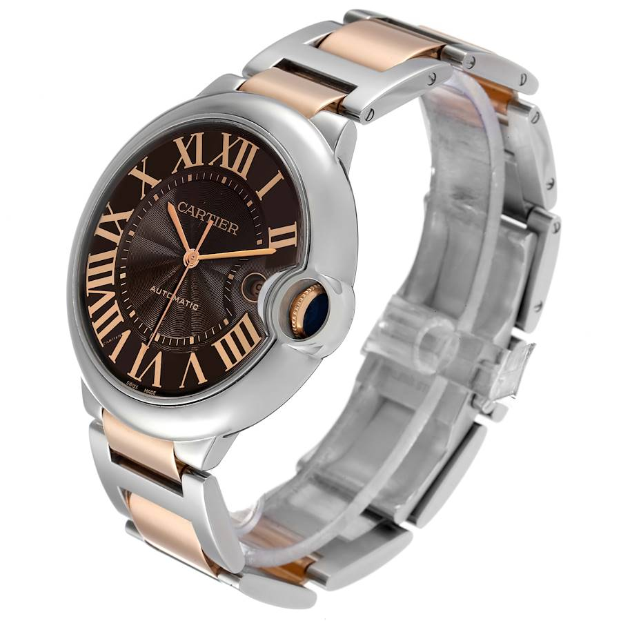 [2026 Mirror Grade]BALLON BLEU Rose Gold Mix Chocolate 42mm