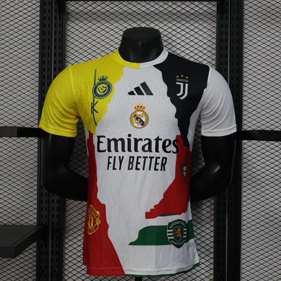 Cristiano Ronaldo Authentic Commemorative Edition Shirt 2025/26 - All Club Mix