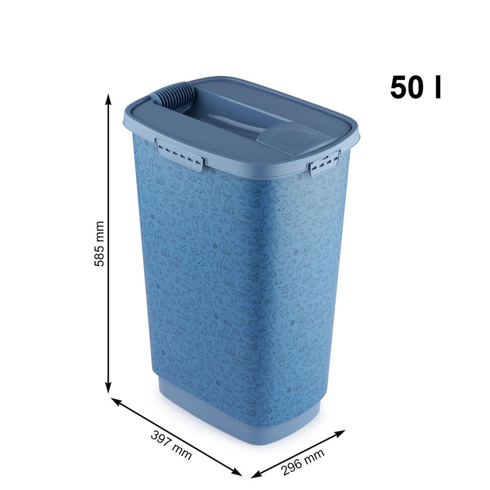 ROTHO Pojemnik na karmę Rotho CODY, 50 L, niebieski