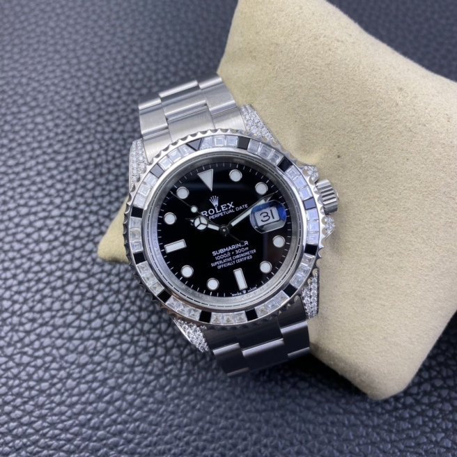 [2026 Mirror Grade]Rolex Submariner 116610 Black Dial Diamond Case 40MM Men's Watch