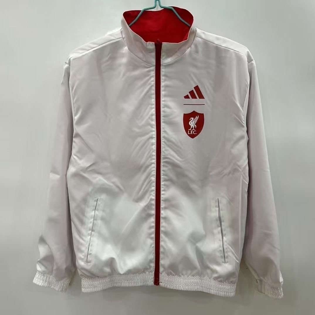 Liverpool Reversible Double-Sides Cotton Windbreaker Jacket 2025-26