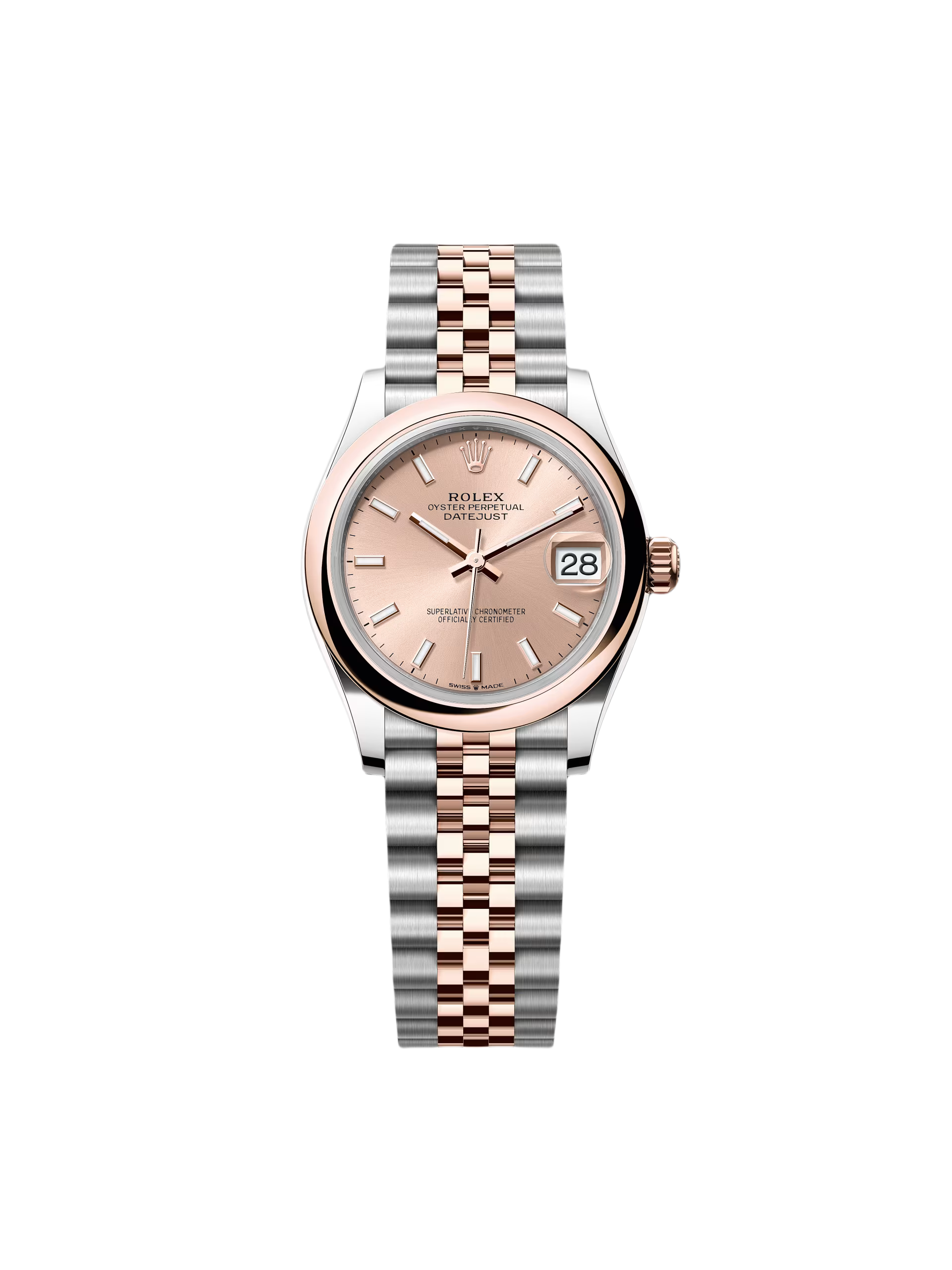 [2026 Mirror Grade]RLX Datejust m278241-0009/0010 Rose 31mm Dial Oyster Bracelet Watch