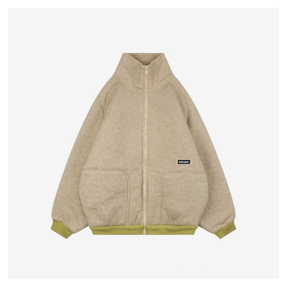 MM Sherpa Fleece Jacket (Grey/Beige)