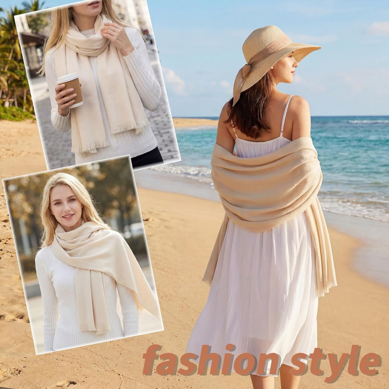 Pashmina shawls and wraps for evening dresses, scarf for women