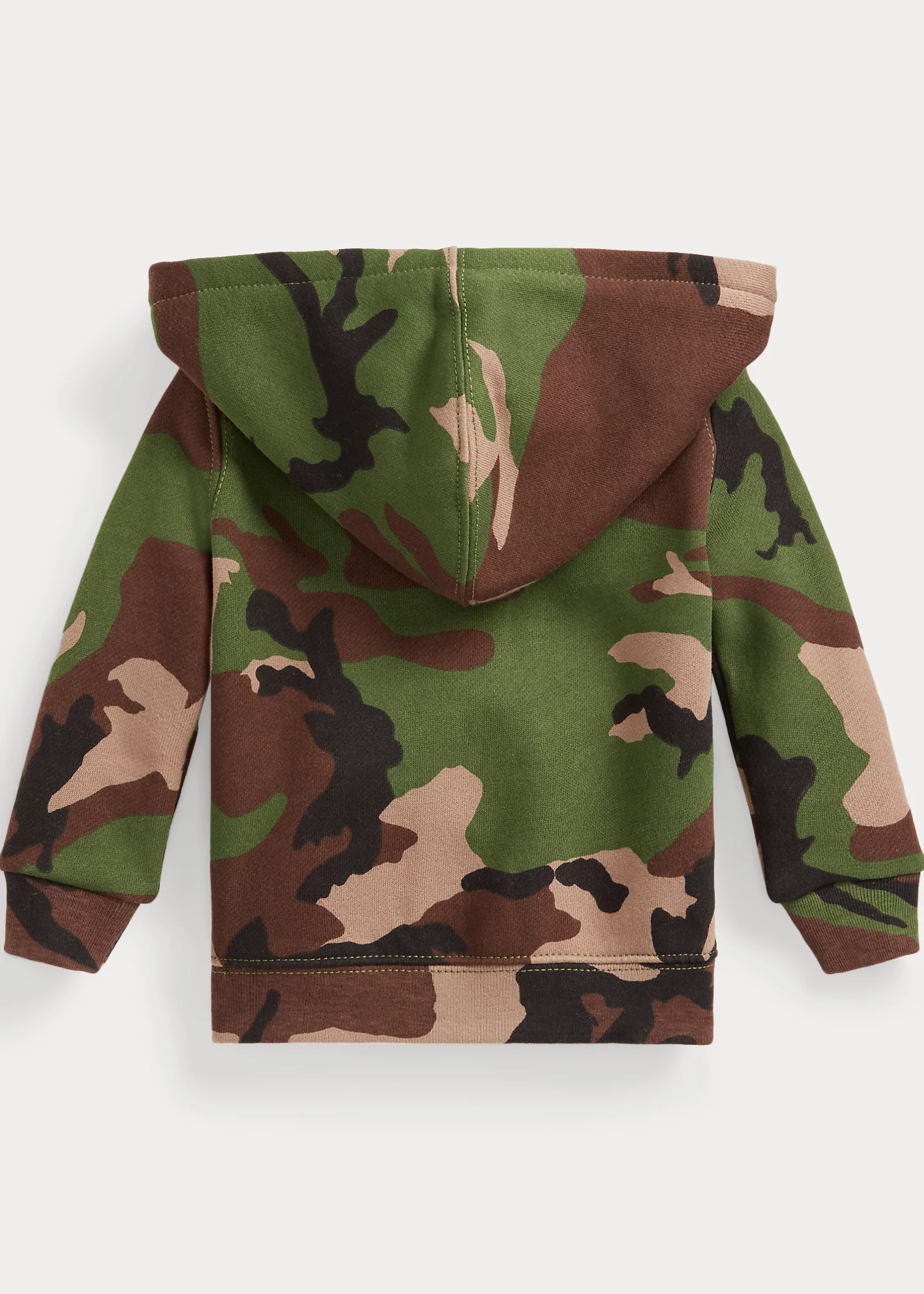 Camo Full-Zip Fleece Hoodie
