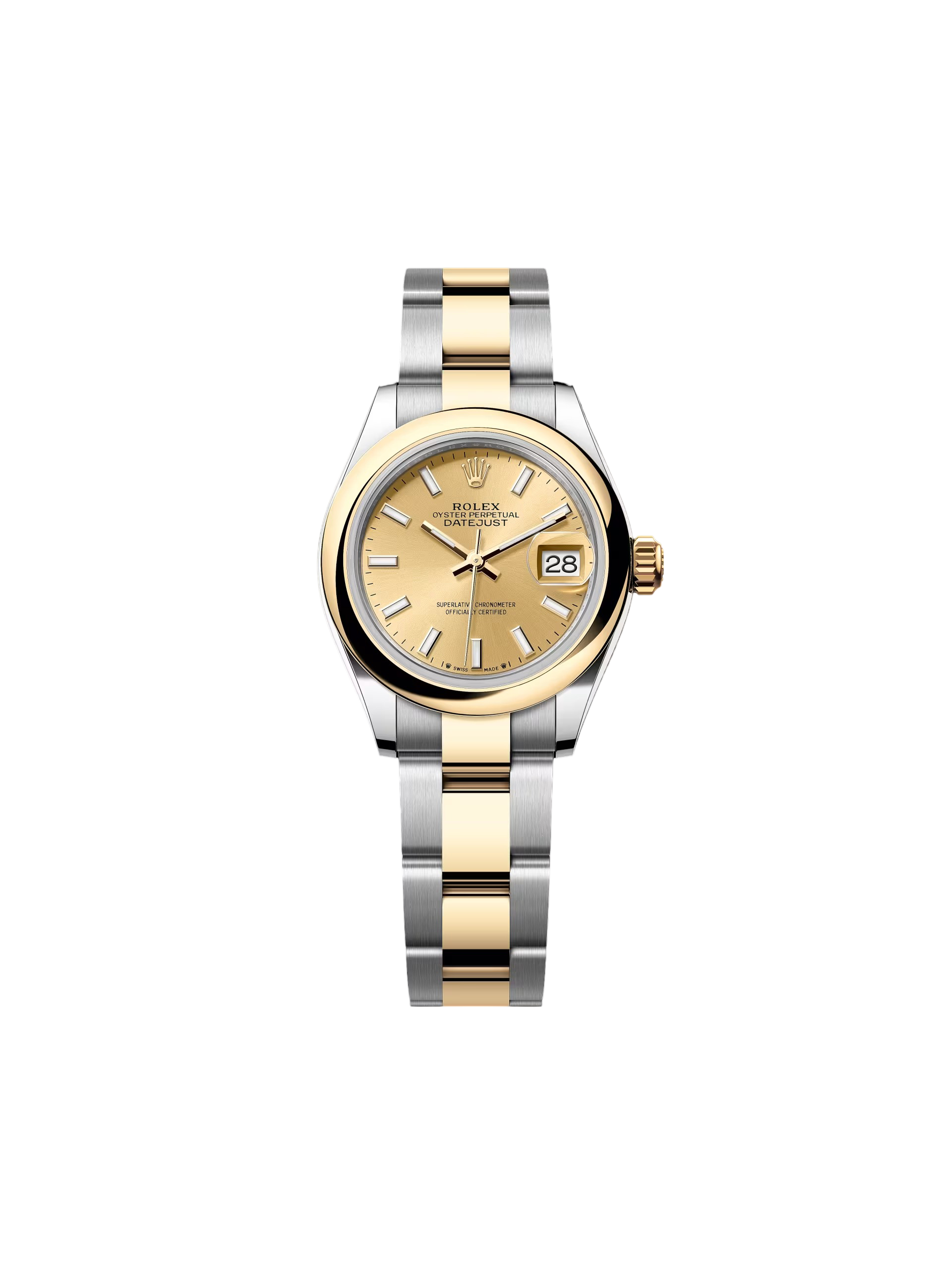 [2026 Mirror Grade]RLX Lady-Datejust 28mm  279163 Champagne Dial Oyster Bracelet
