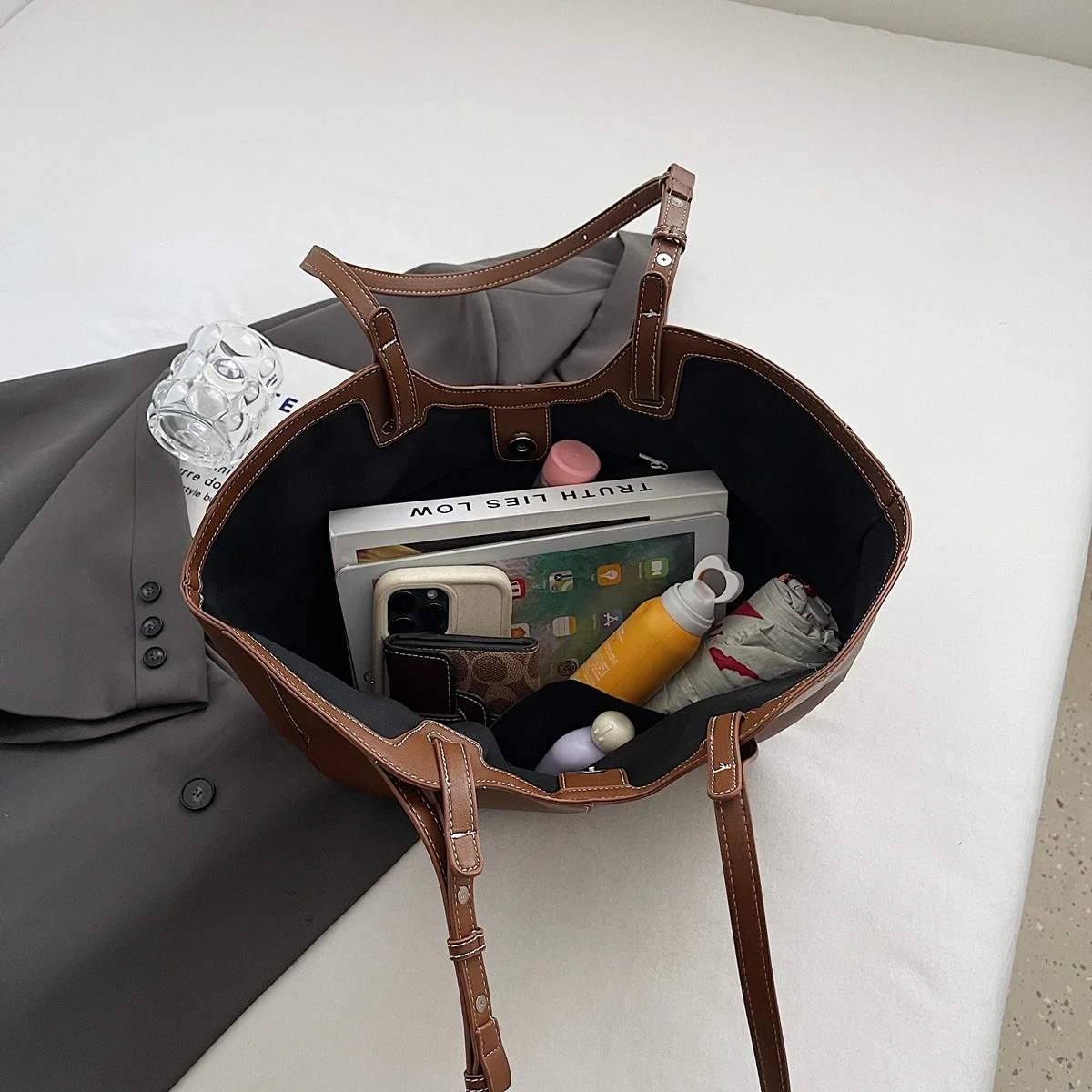 June Vegan Leather Tote