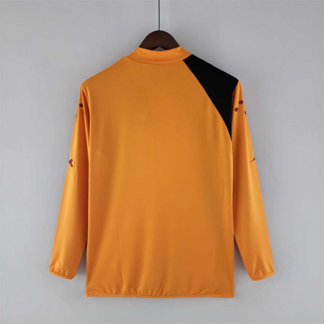Roma Retro Soccer Jersey Home Long Sleeve Custom Shirt 2005/06