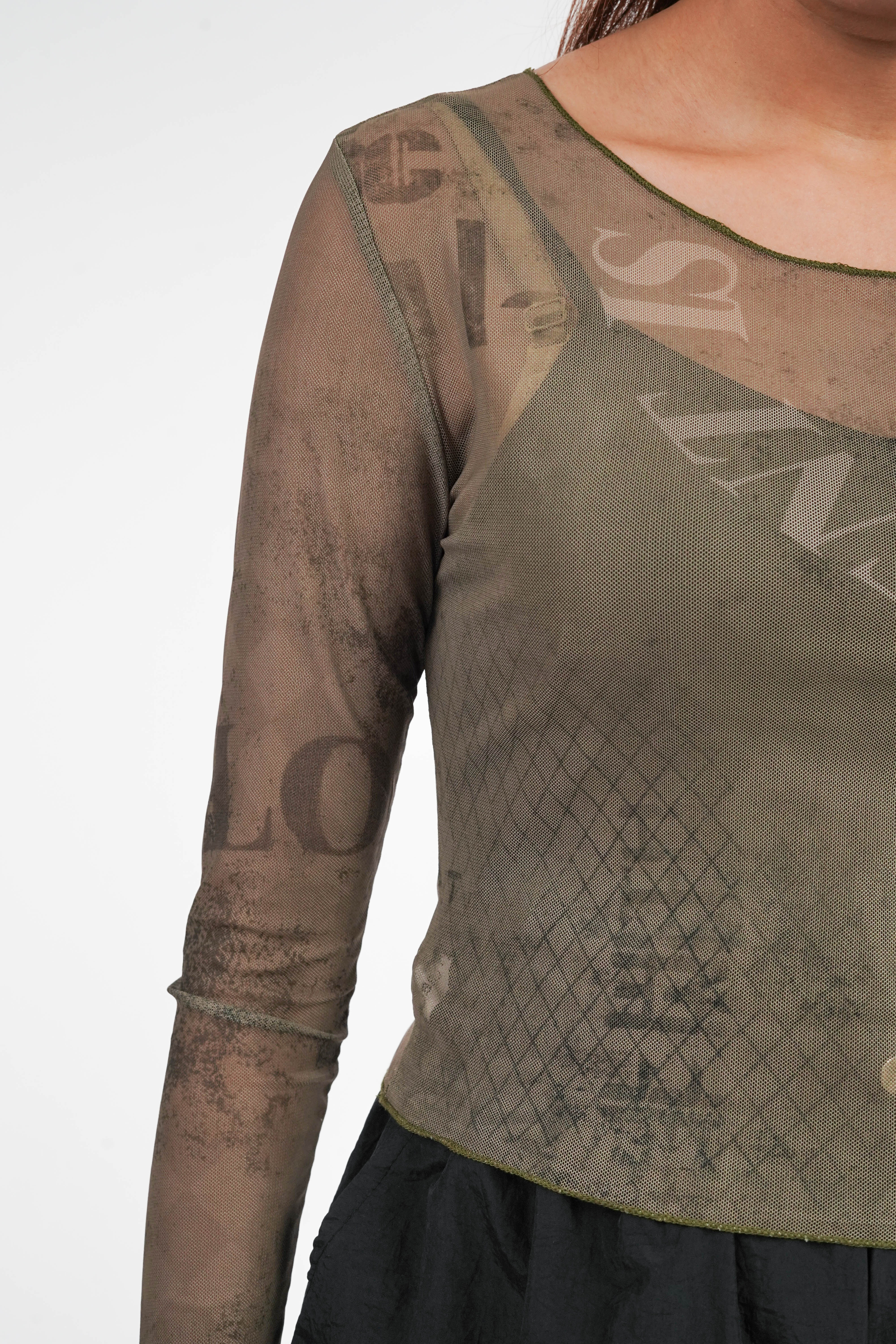 Jungle Mesh Top
