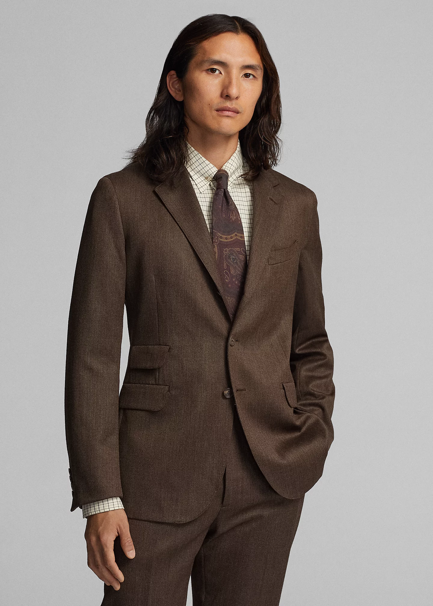 Wool Twill Suit Jacket