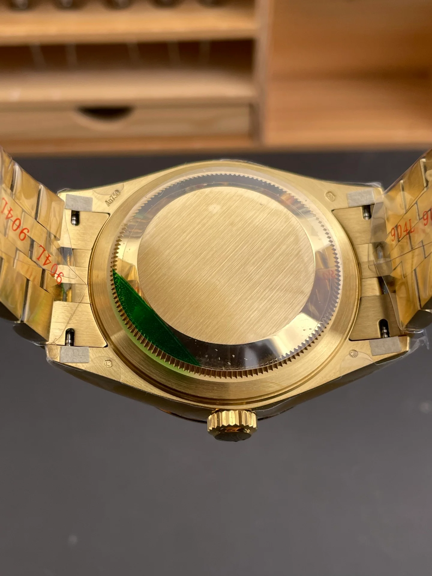 Full Gold Sky-Dweller Green Dial