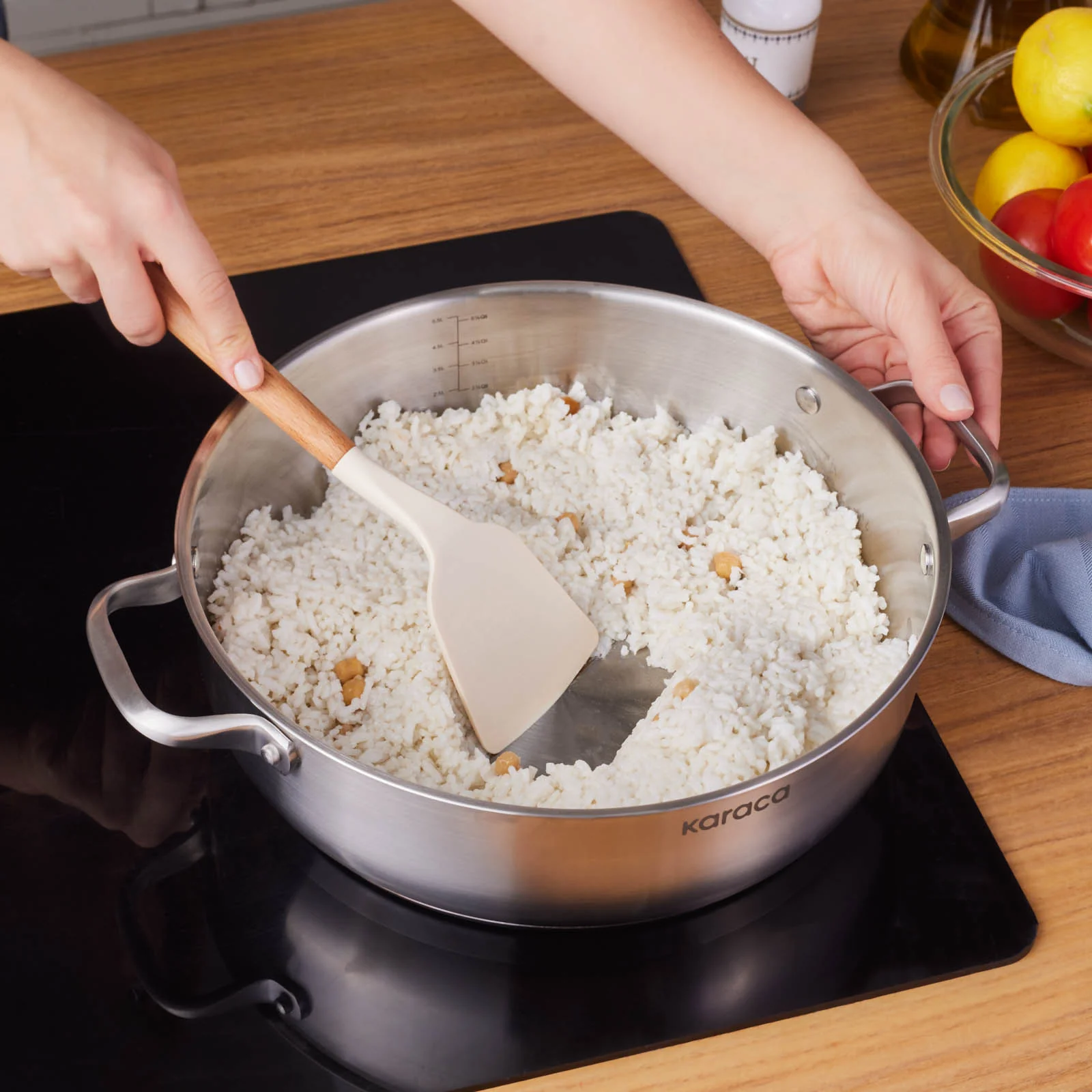 Karaca Elite, Casserole en Acier, 30cm, 6L