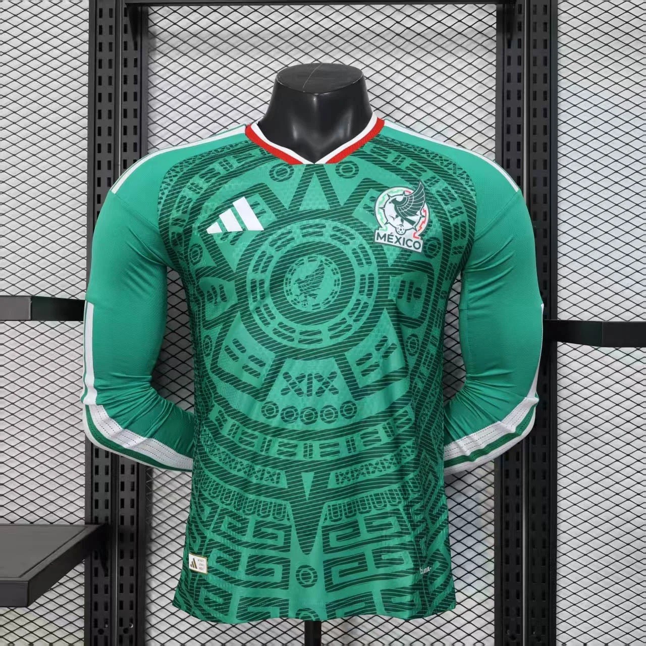 2026 Player Version Long Sleeve Mexico National Home Shirt