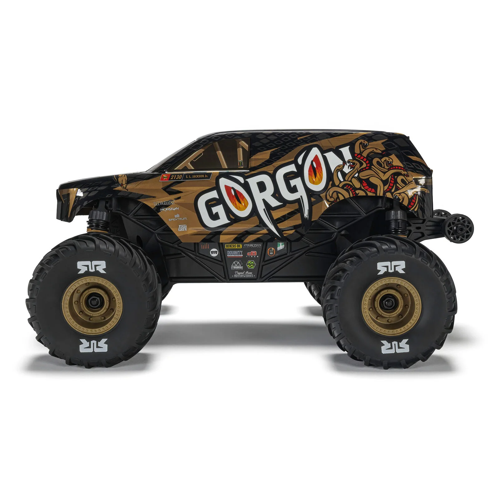 ARRMA 1/16 GORGON GROM 4X4 RTR Brushed Monster Truck, Bronze