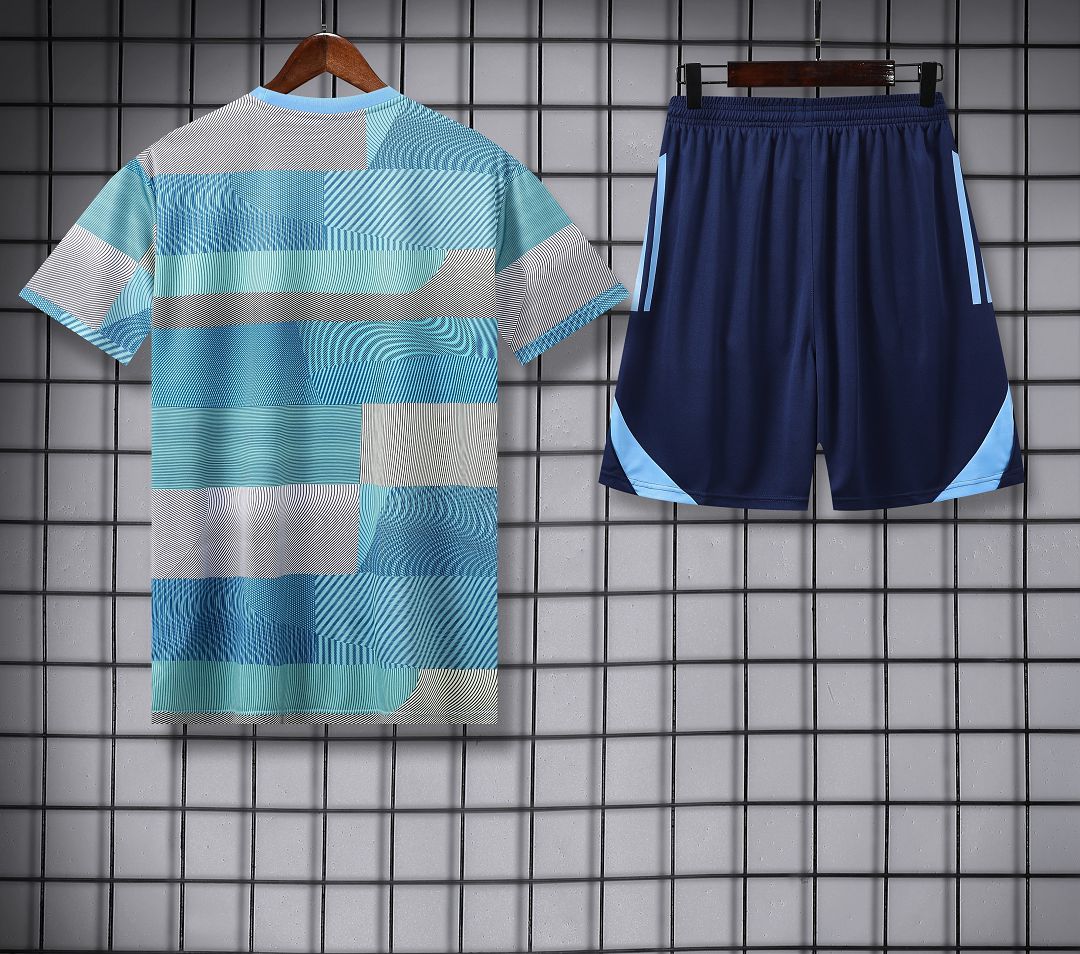 Real Madrid Training Jersey Kit Light Blue 2025/26