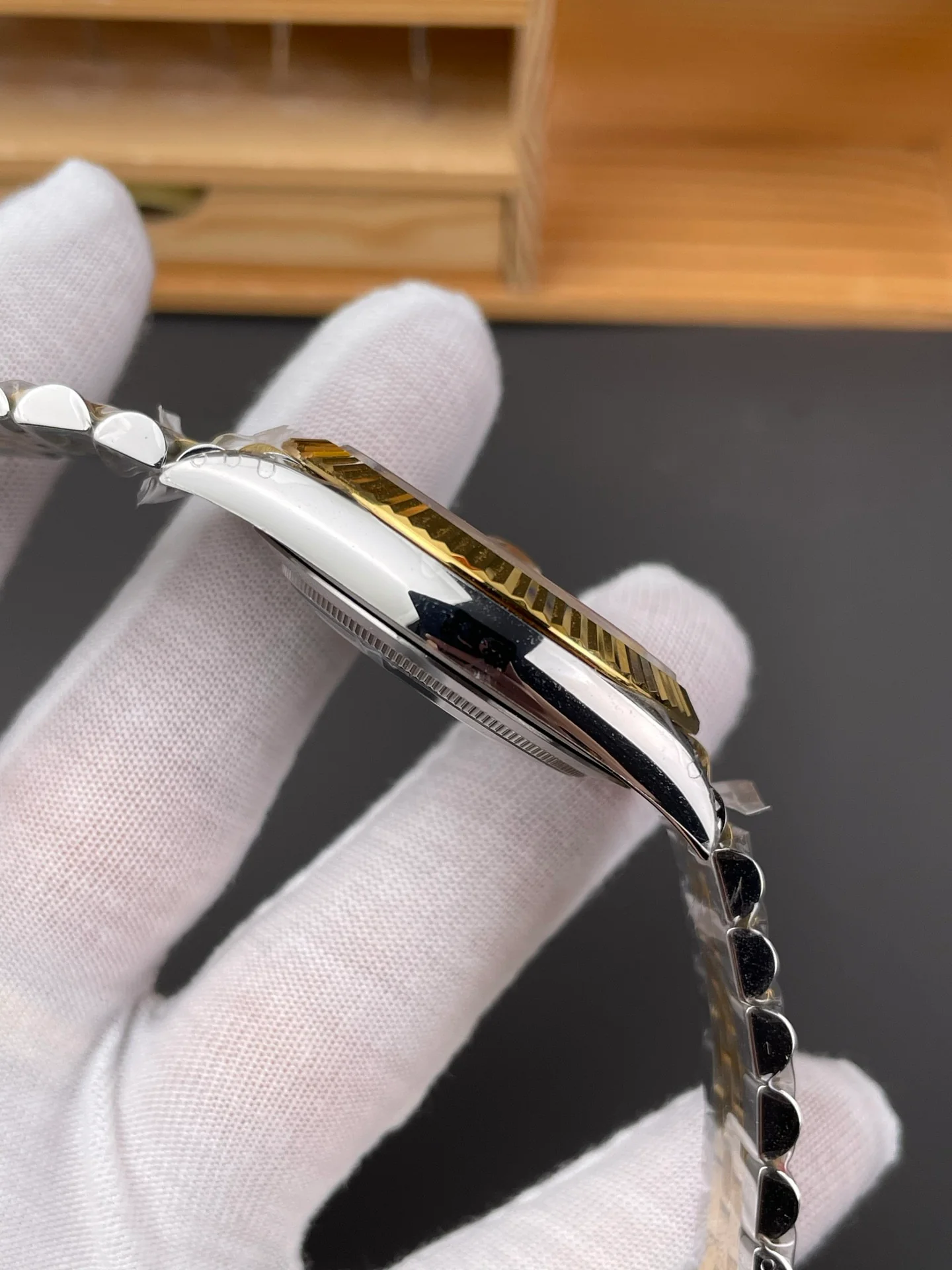 Two-tone Champagne Diamond Dial Datejust V2 Version