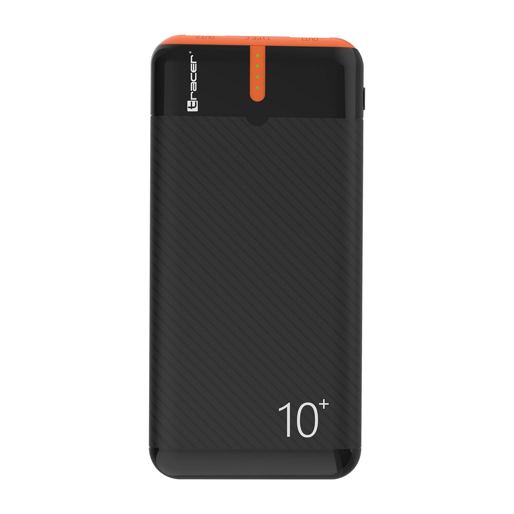 TRACER Powerbank Tracer EnerGo, 10000 mAh, czarno-pomarańczowy