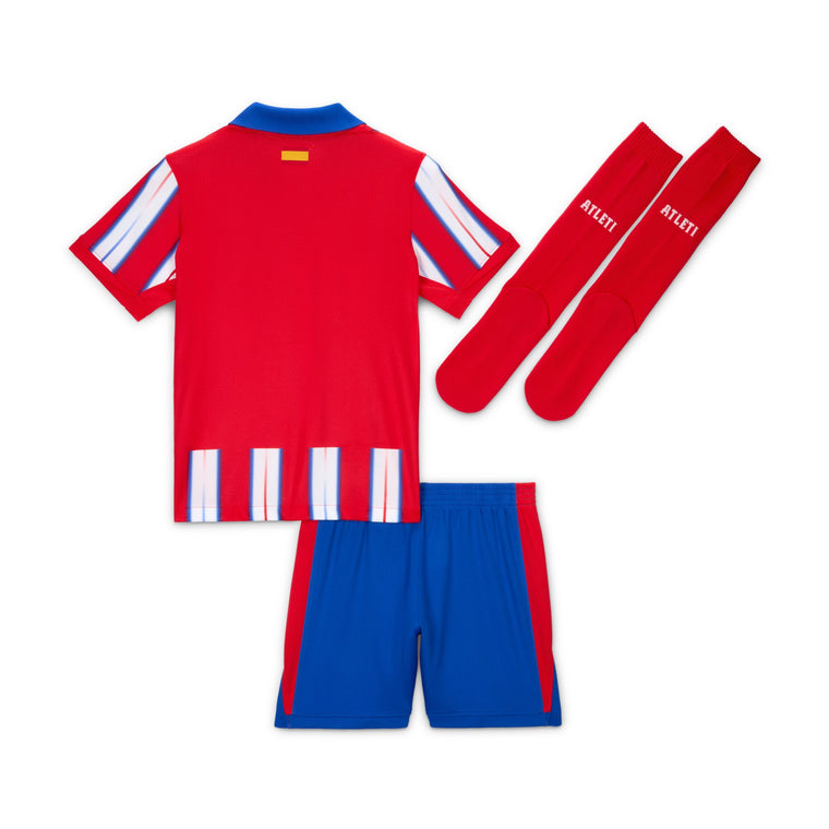 Kids Atletico Madrid Custom Home Full Soccer Kits 2024-25