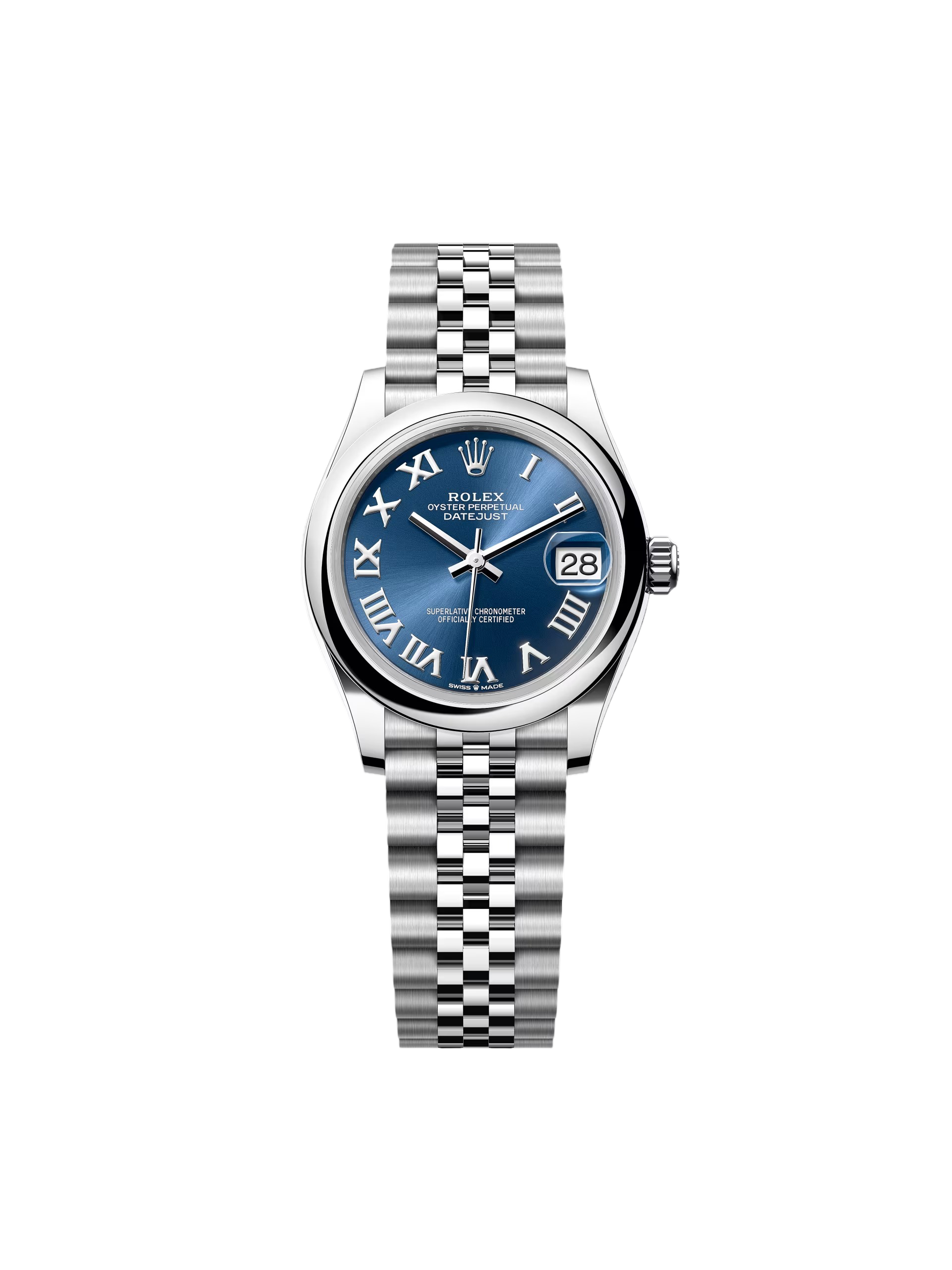 [2026 Mirror Grade]RLX Datejust m278240-0017/0018 31mm Blue Roman Domed Bezel Oyster Oystersteel