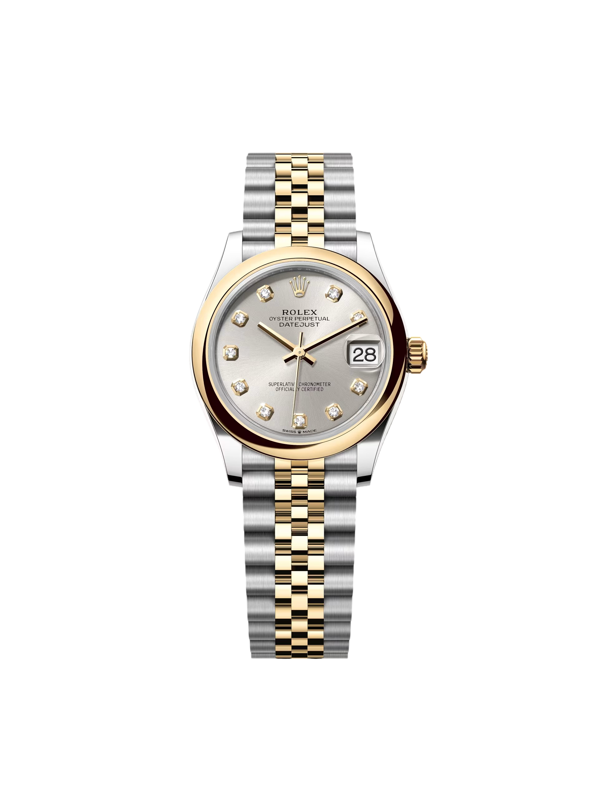 [2026 Mirror Grade]RLX Datejust m278243-0019/0020 31mm Silver Dial Yellow Rolesor Oyster Watch