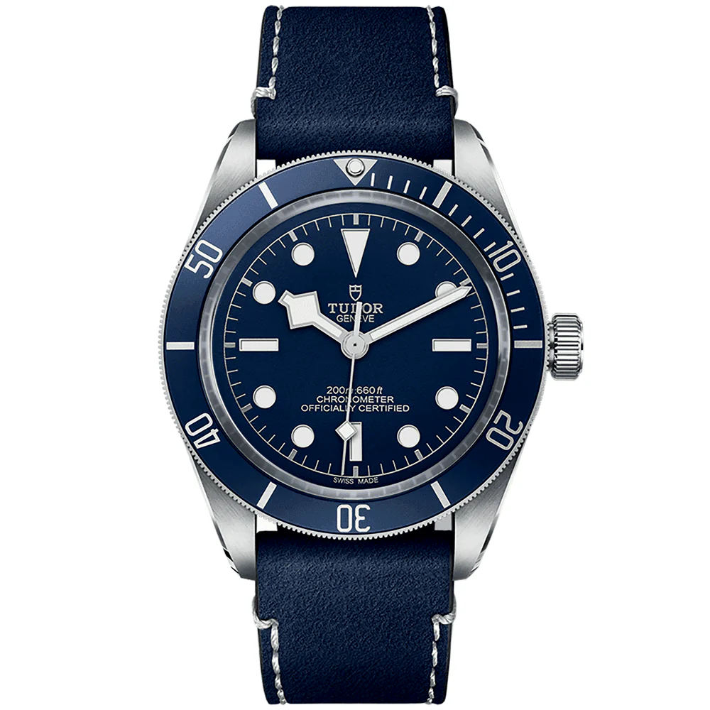 [2026 Mirror Grade]TUDOR Black Bay 58 39mm Navy Blue Dial & Bezel Automatic Leather Strap Watch M79030B-0002