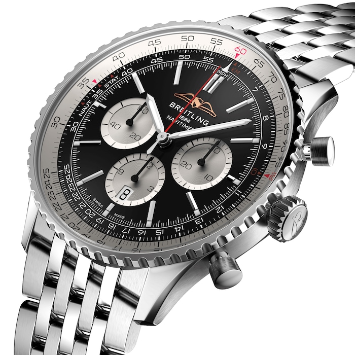 [2026 Mirror Grade]Breitling AB0137211B1A1 Navitimer B01 Black Dial - Νew