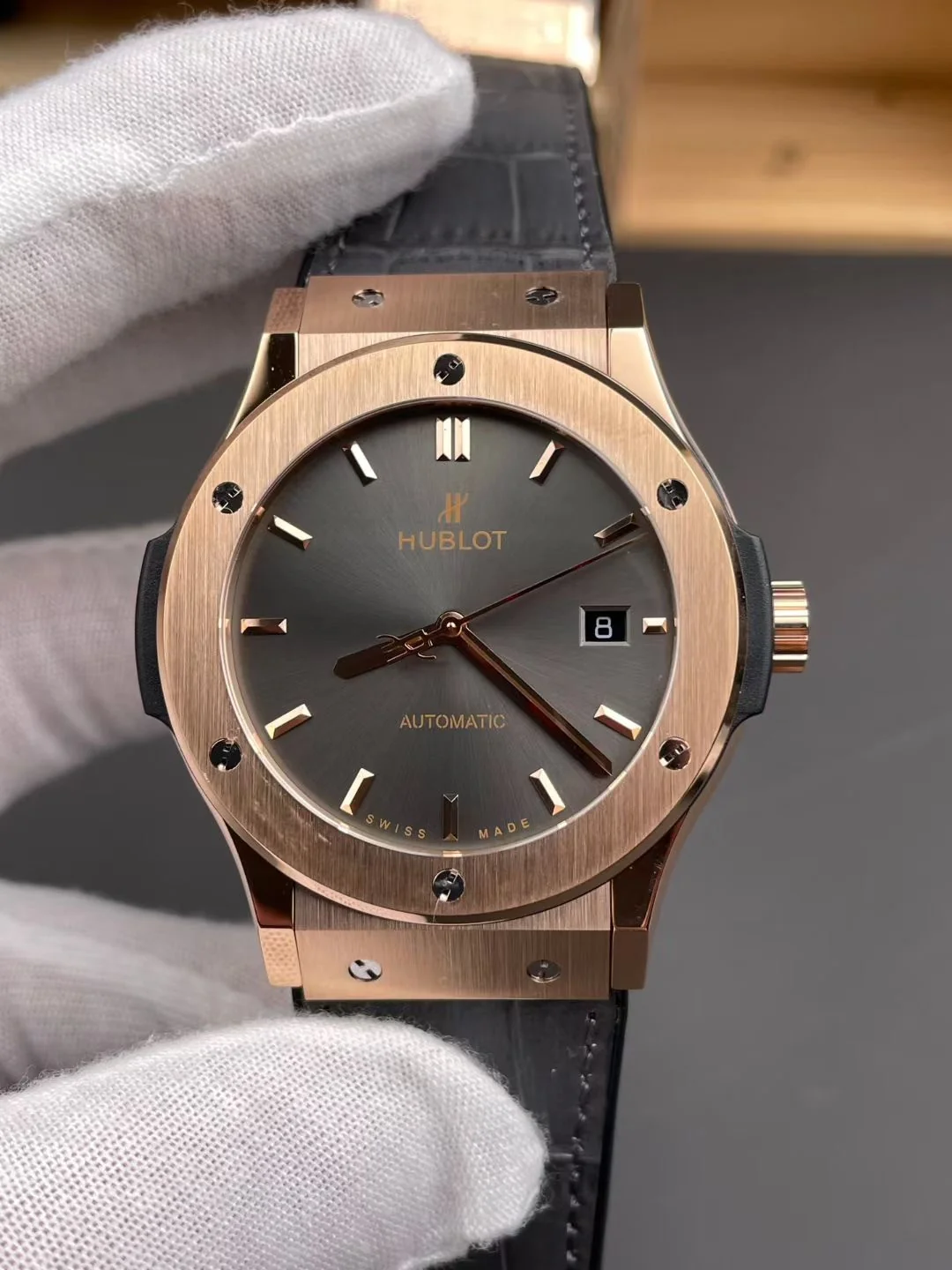 Classic Fusion 1st Gen Rose Gold Grey Dial