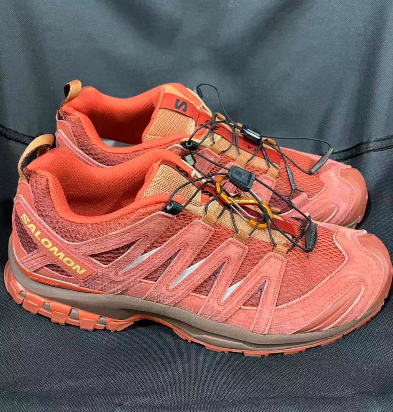 Salomon XA Pro 3D Orange Brown Mesh Hiking Shoes