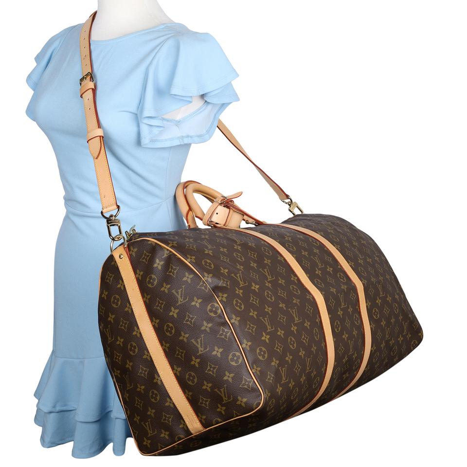 Keepall 60 Brown Monogram Canvas Bandouliere