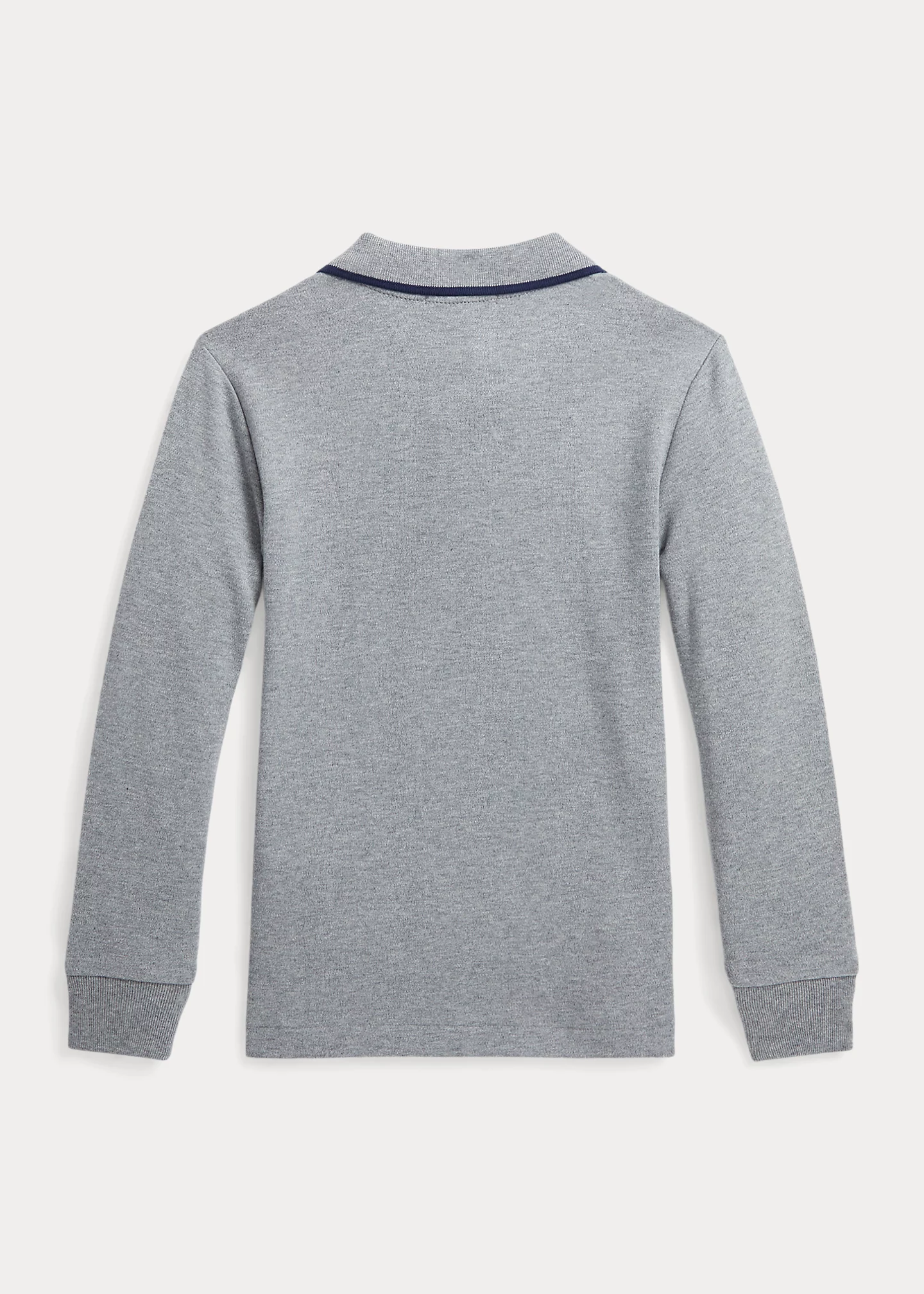 Soft Cotton Long-Sleeve Polo Shirt