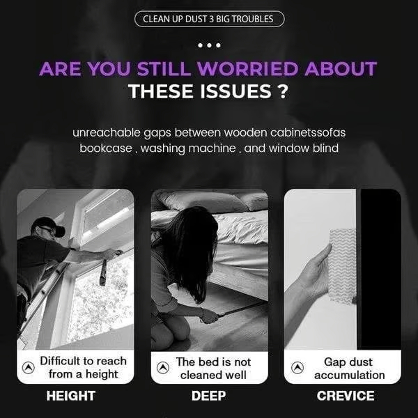 🔥Last Day Promotion 49% OFF-Retractable Gap Dust Cleaner⚡