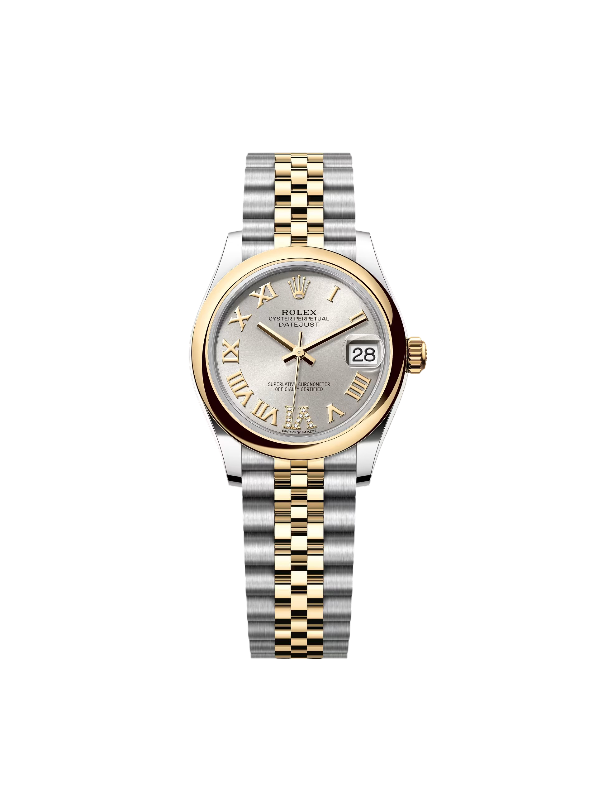 [2026 Mirror Grade]RLX Datejust m278243-0003/0004 31mm Silver Dial Yellow Rolesor Oyster Watch