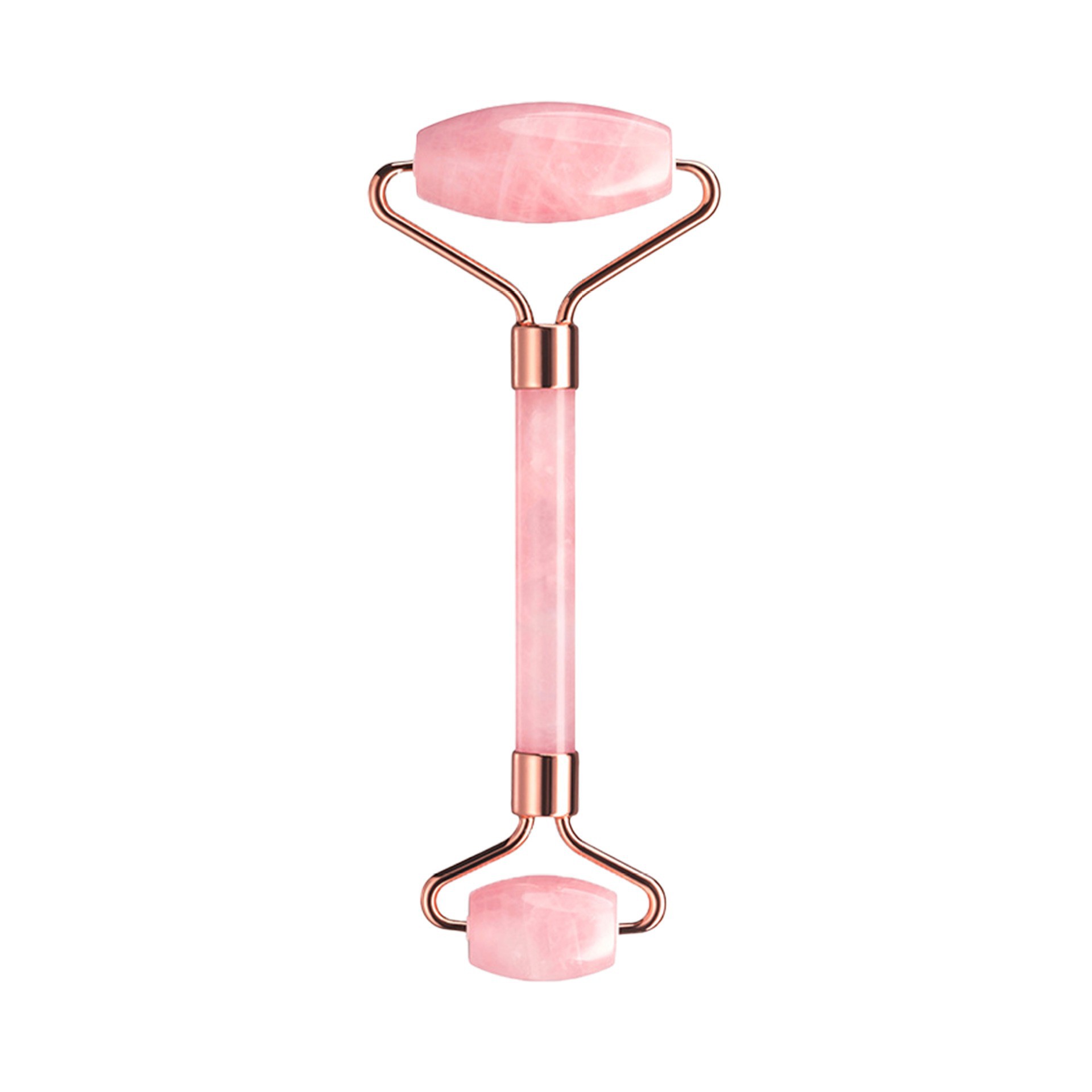 Rose Quartz Facial Massage Roller & Gua Sha Set