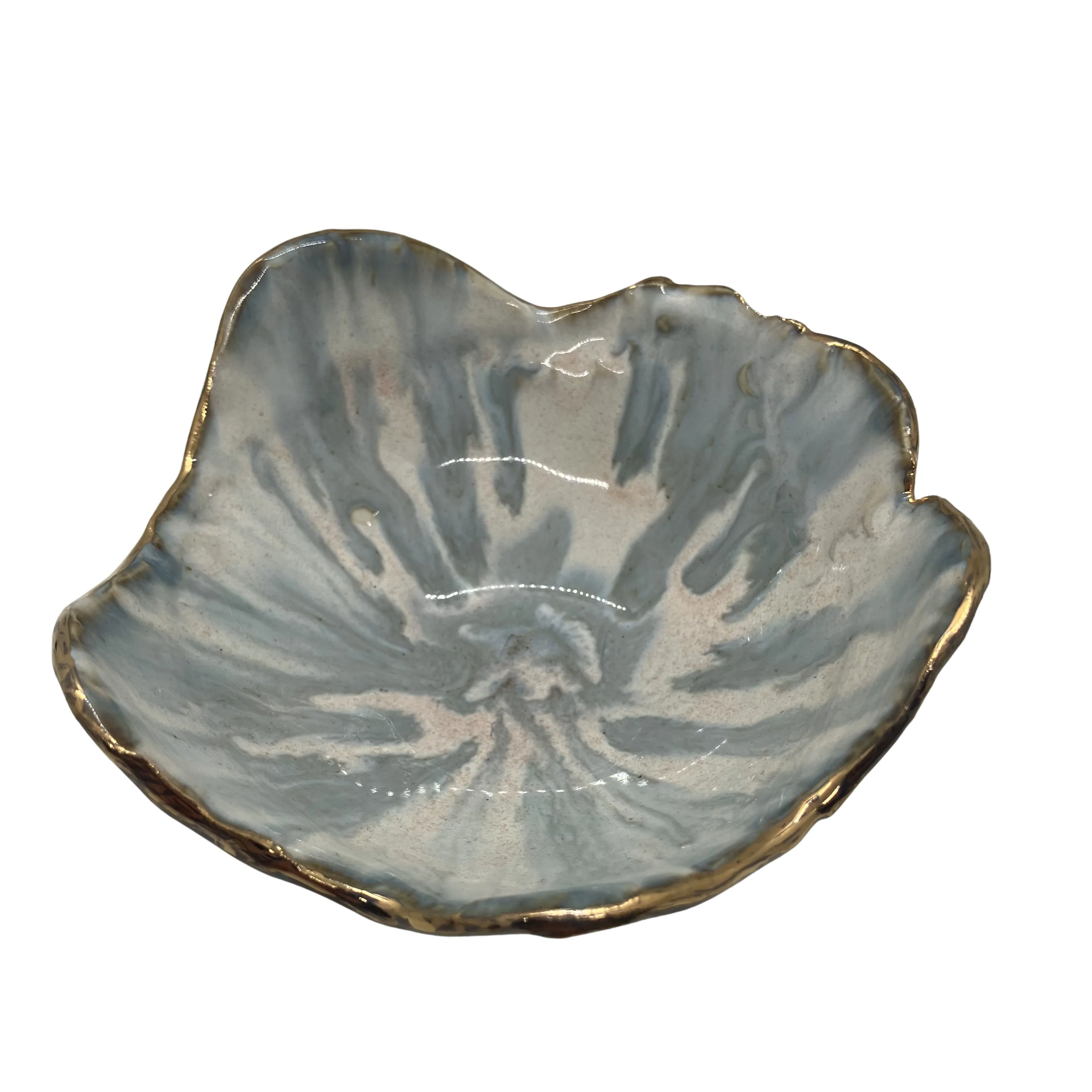 Jessica Colas - Small Wavy Top Bowl with Luster