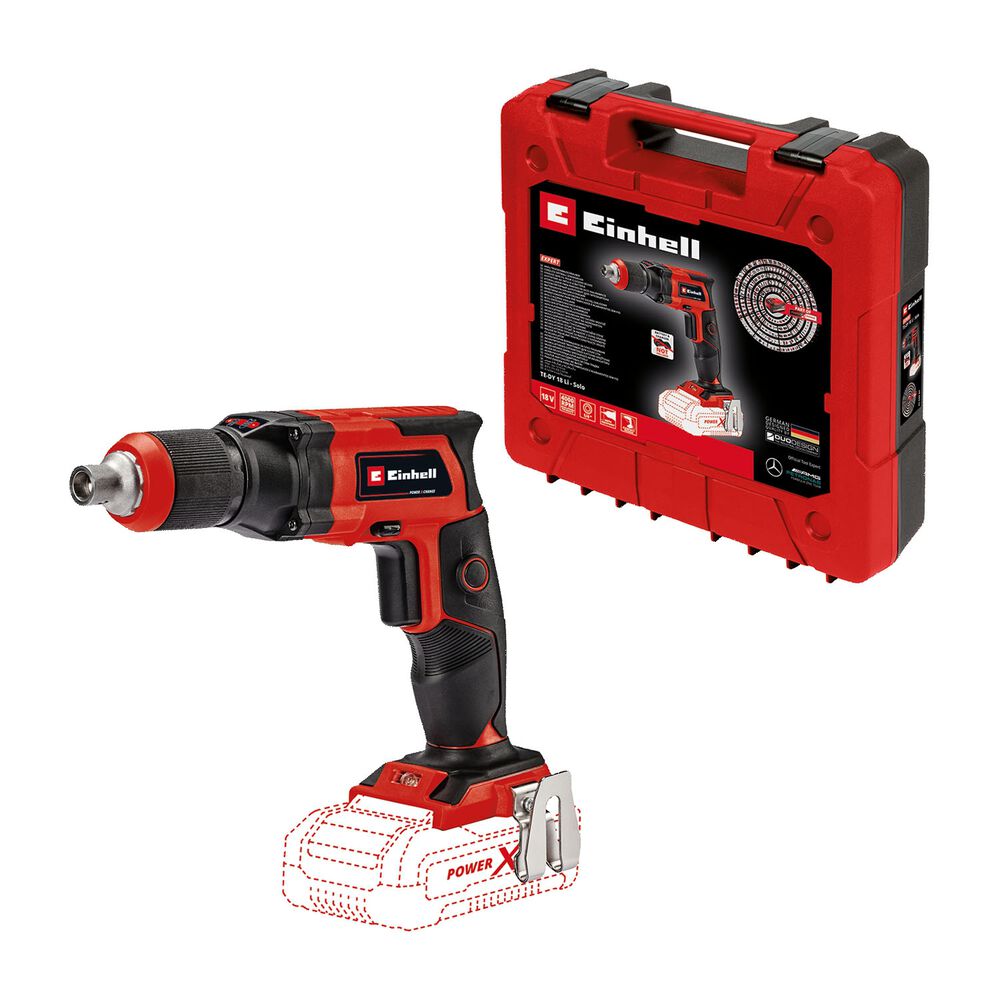 EINHELL Akumulatorowa wkrętarka do płyt gipsowych Einhell TE-DY 18 Li-Solo, 18 V
