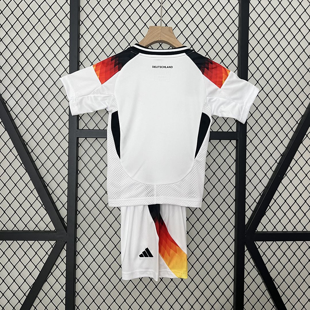Germany Home Football Uniform Kids Kit Jersey+Shorts EURO 2024