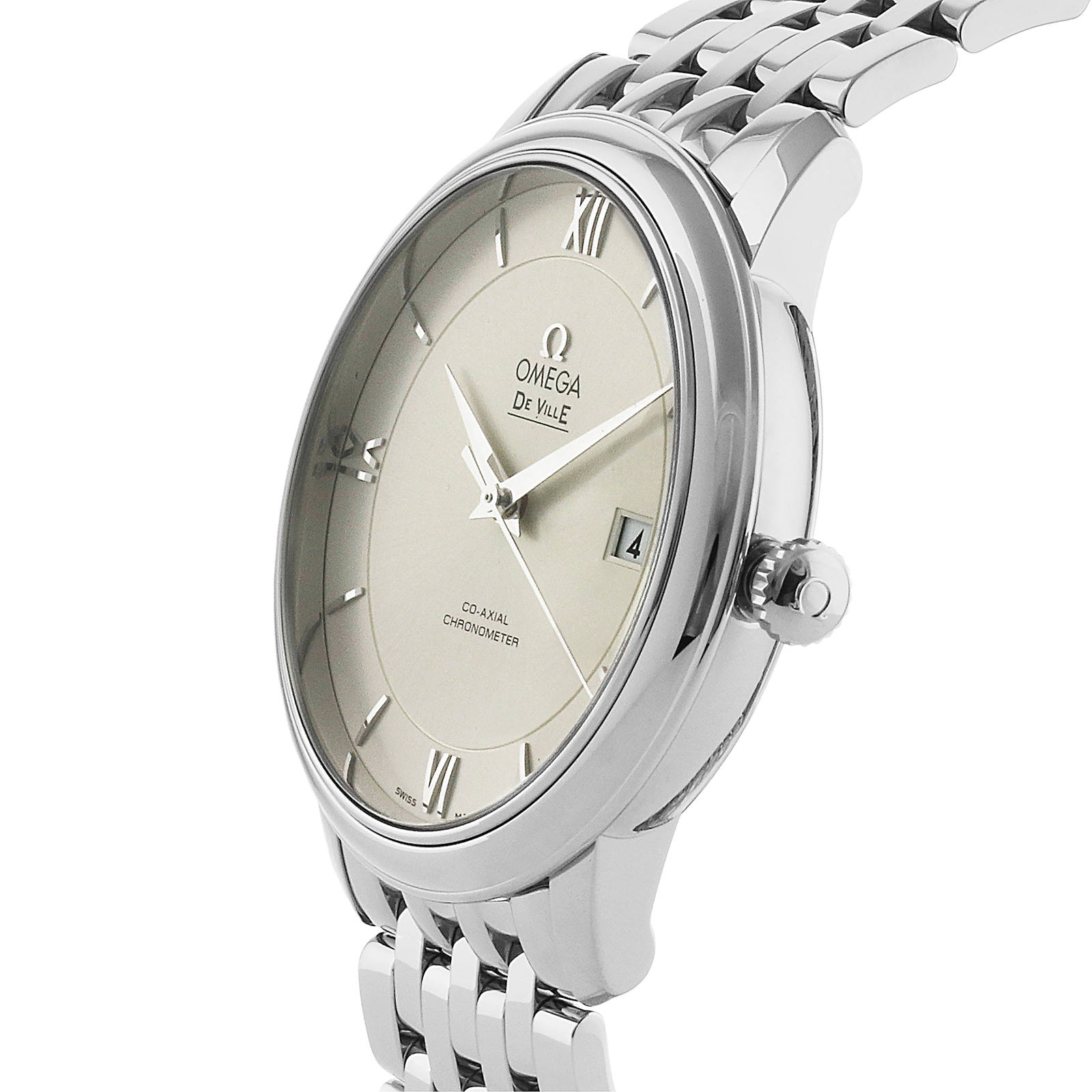 [2026 Mirror Grade]Omega De Ville Prestige Mens 39.5mm Automatic Co-Axial Date Mens Watch-P17331310