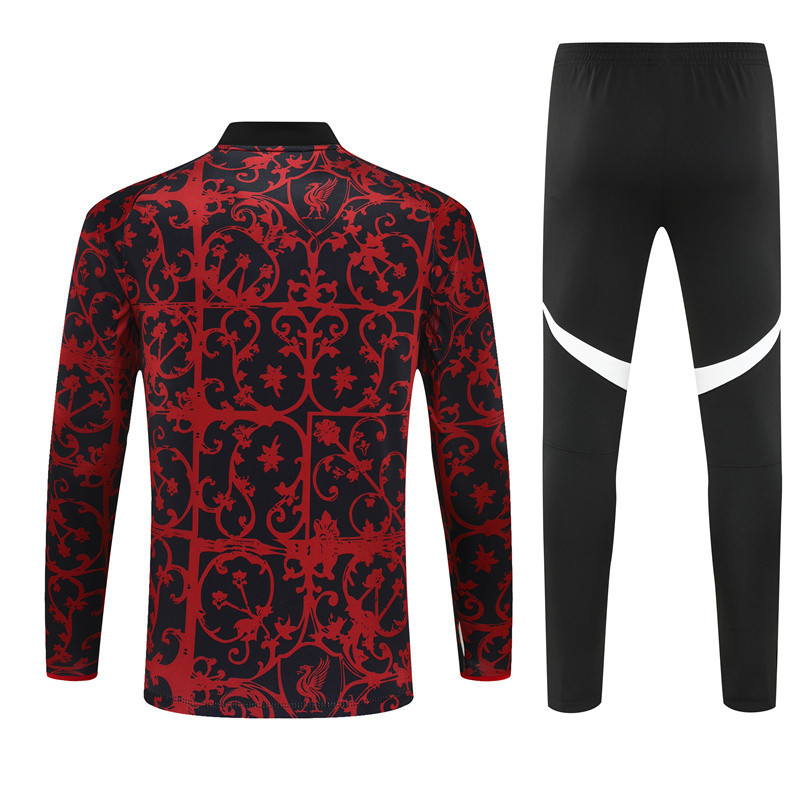 Kids Liverpool Training Kit (Sweatshirt+Pants) Red 2025/26