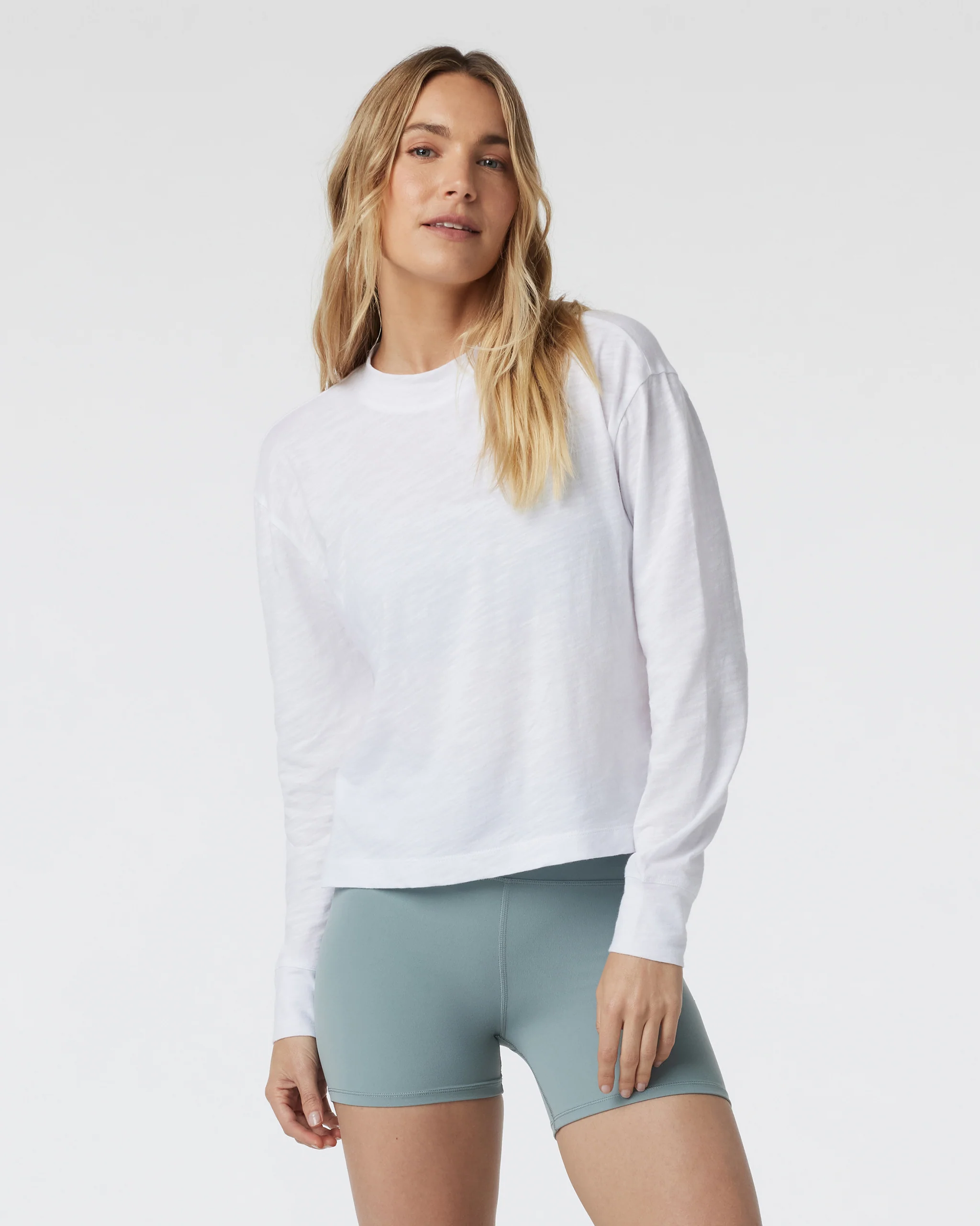 Long Sleeve Sunset Mock Tee