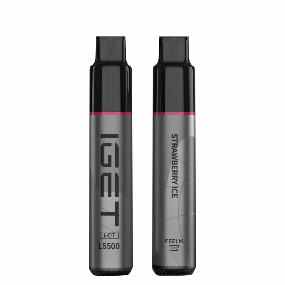 IGET HOT 5500 Puffs Green Plum Ice 2PCS