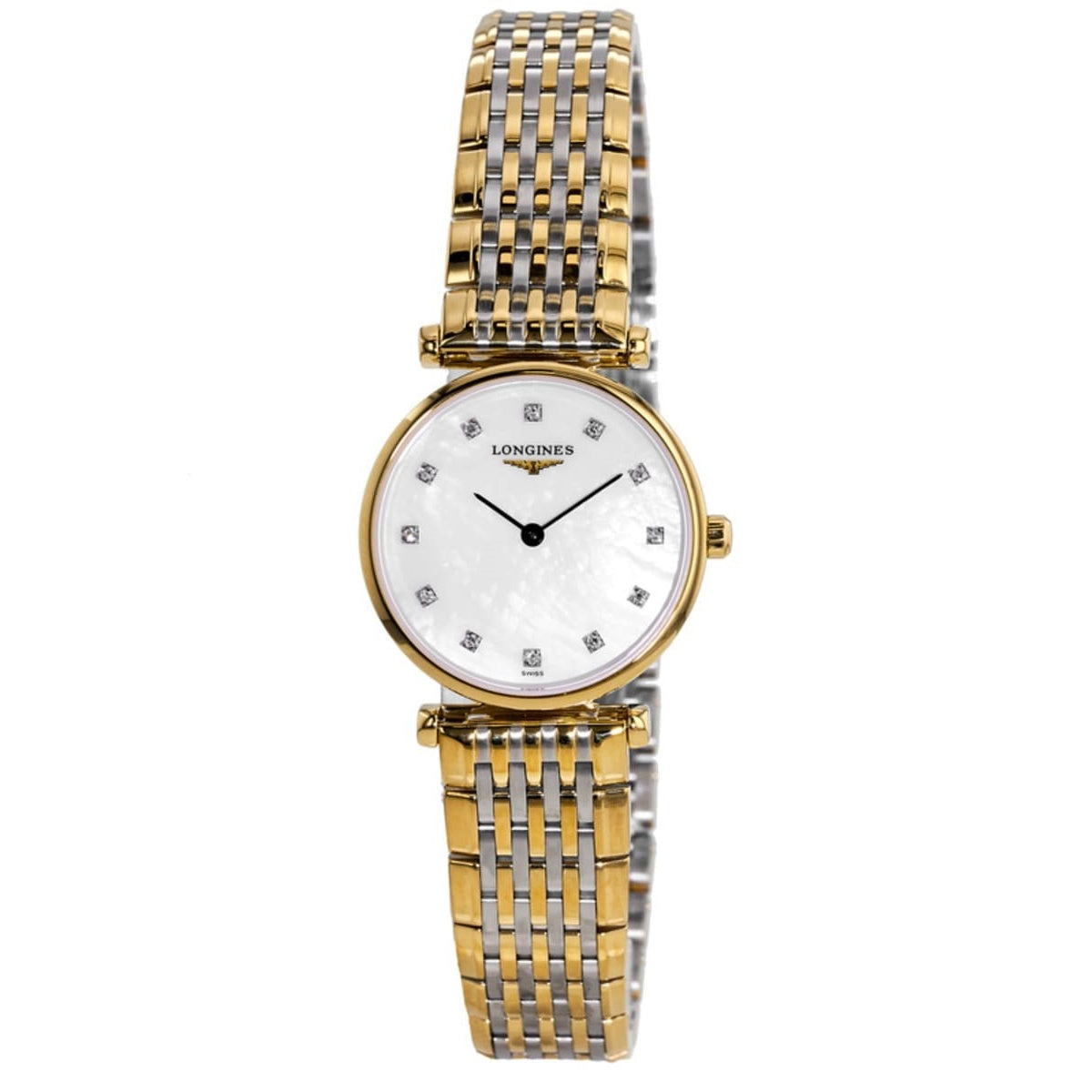 [2026 Mirror Grade]Longines Women's L4.209.2.87.7 La Grande Classique Diamond Two-Tone Stainless Steel Watch