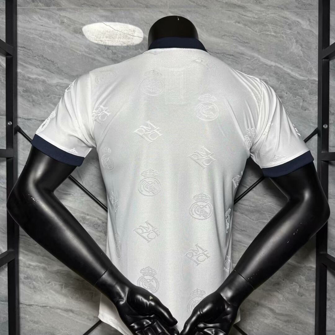 Real Madrid Authentic Football Jersey White Polo Special Edition Shirt 2025/26