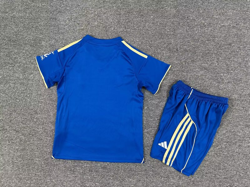 Leicester City Football Jersey Home Kids Kit Jersey+Shorts 2025/26