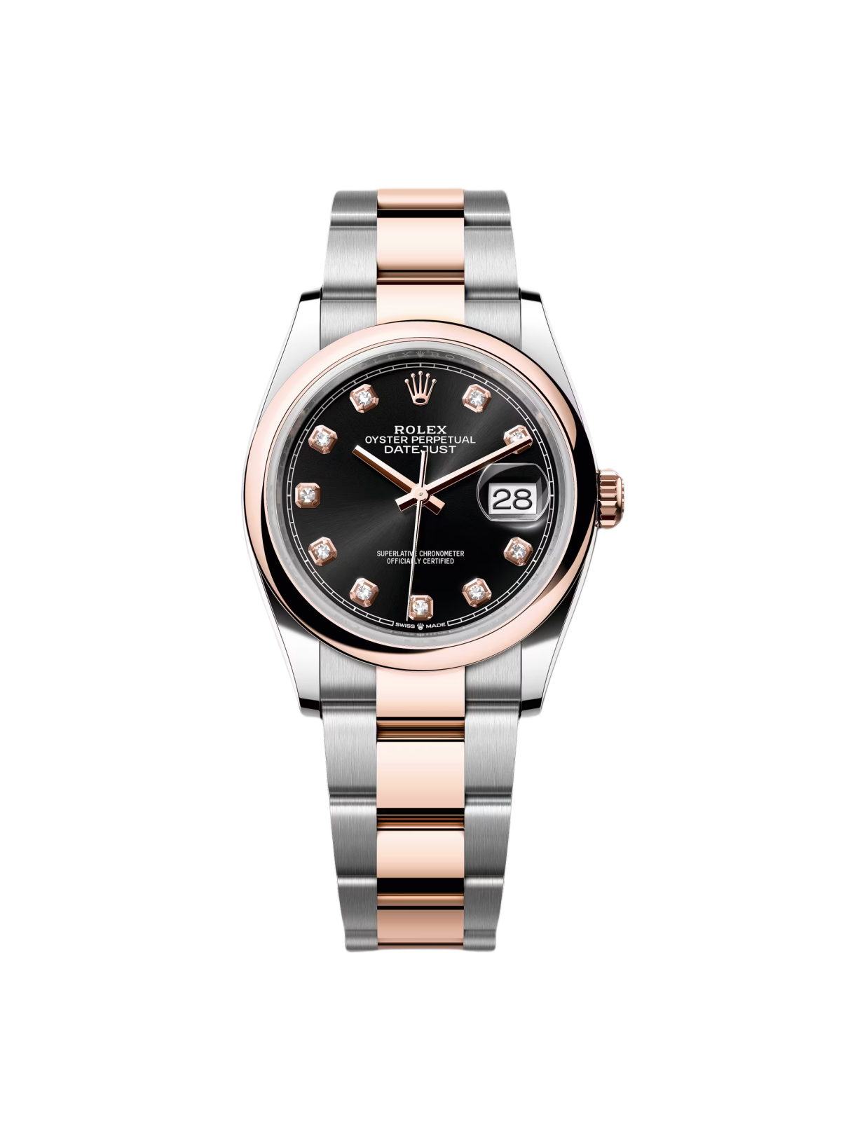 [2026 Mirror Grade]RLX  Datejust 36mm 126201 Bright Black Dial Jubilee Bracelet Watch